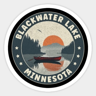 Blackwater Lake Minnesota Sunset Sticker